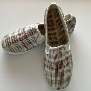 Hurley Believe Slip On Sneakers Checked Size 8